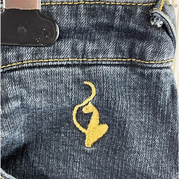 Body Phat Dark Denim Embroidered Jeans - Picture 7 of 8